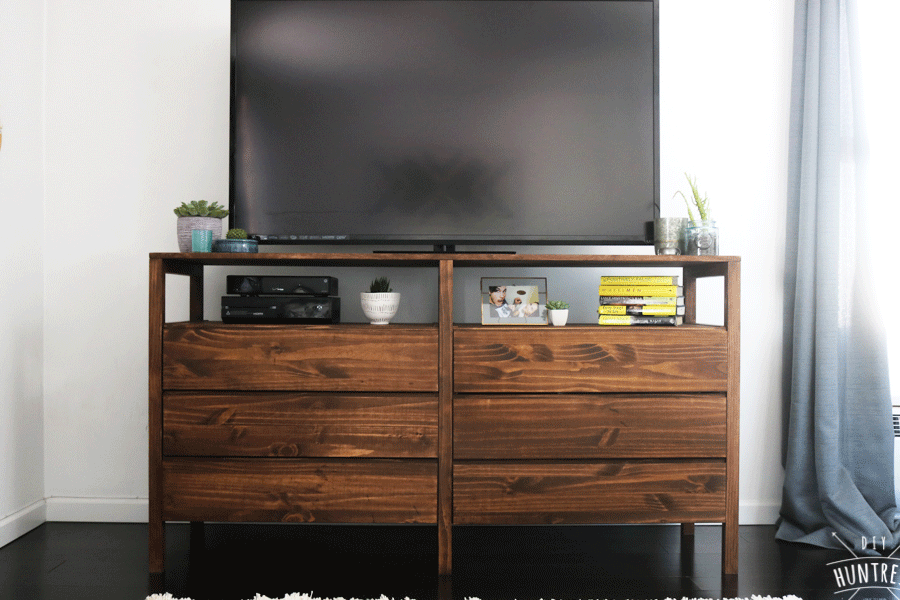 20 Chistes de Ikea DIY Cómoda de madera de bricolaje (Ikea Hack) - DIY Huntress