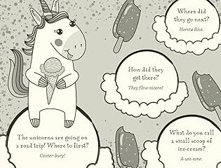 "33 Chistes de Unicornios Increíbles" ¡Ríete a carcajadas con estos divertidos chistes de unicornios! ¿Estás listo para un poco de magia y diversión? No te pierdas estos 33 chistes seleccionados especialmente para que te hagan reír sin parar. ¡Prepárate para pasar un buen rato con los unicornios más graciosos! El unicornio más mágico y sus amigos: Libro de chistes: Farshore ...