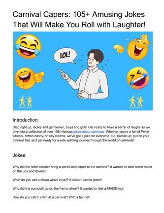 Chistes de circo divertidos 100 chistes de payasos histéricos para niños