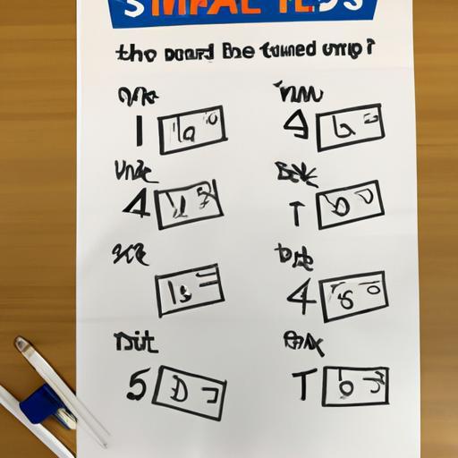 Examen de Matemáticas del Cuarto Grado
